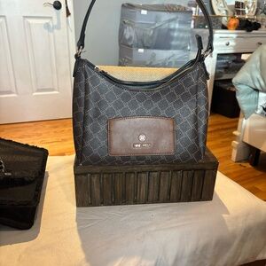 Nine West Black and Brown Shoulder Bag